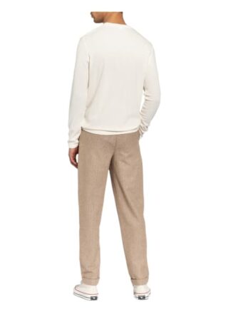 NN07 Clive Longsleeve Herren, Weiß