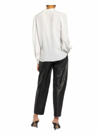 pinkeo Bluse Labile Mit Seide weiss