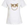 pinkeo T-Shirt Quentin Mit Schmucksteinbesatz weiss