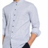 Q1 Manufaktur Casual-Hemd Herren, Blau