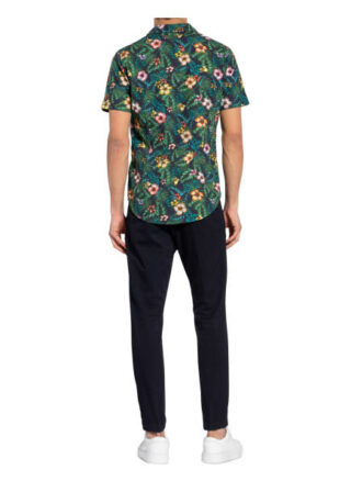 Q1 Manufaktur Resorthemd Herren, Blau