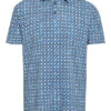 r2 Amsterdam Piqué-Poloshirt blau