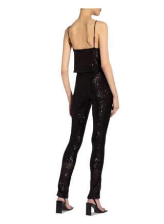 roteate Birger Christensen Cropped-Top Cyndy Mit Paillettenbesatz schwarz