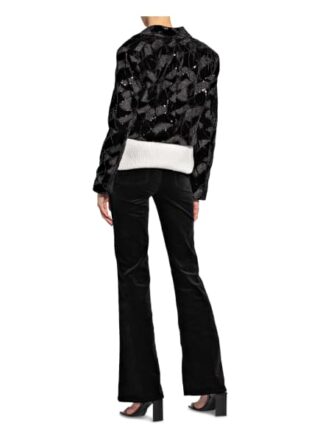 roteate Birger Christensen Samtblazer Caroline Mit Paillettenbesatz schwarz