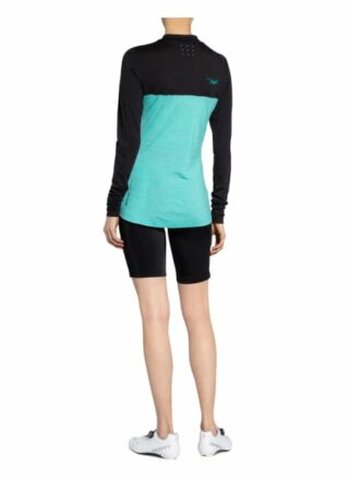 triple2 Radshirt Swet Mit Merinowolle blau