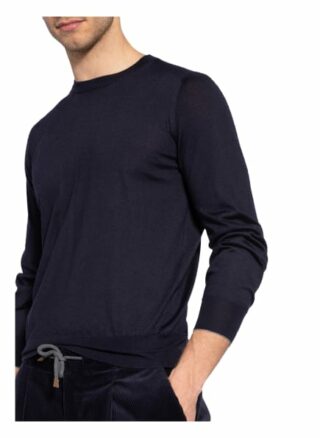 BRUNELLO CUCINELLI Cashmere-Pullover Herren, Blau