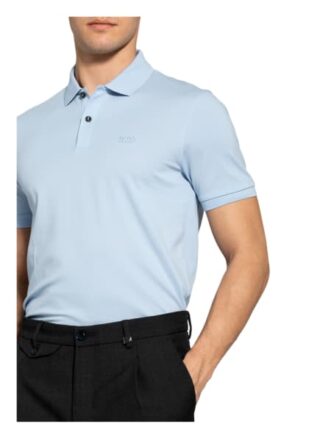 Boss Pallas Pique-Poloshirt Herren, Blau