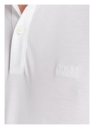 Boss Pallas Pique-Poloshirt Herren, Weiß