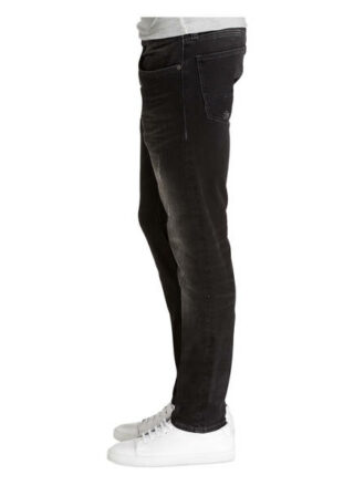 mavi James Skinny Jeans Herren, Schwarz