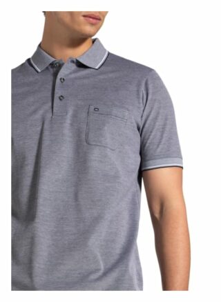 Olymp Pique-Poloshirt Herren, Grau