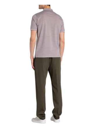 Olymp Piqué-Poloshirt Herren, Braun