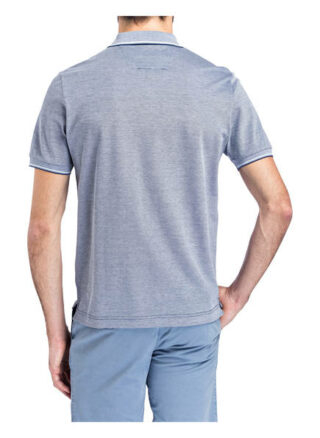 Olymp Pique-Poloshirt Herren, Blau