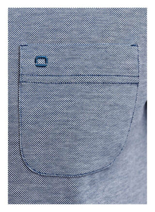 Olymp Pique-Poloshirt Herren, Blau