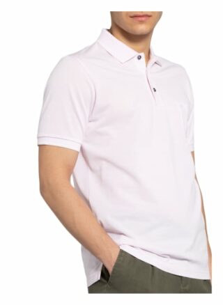 Olymp Piqué-Poloshirt Herren, Pink