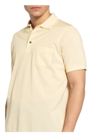 Olymp Piqué-Poloshirt Herren, Gelb