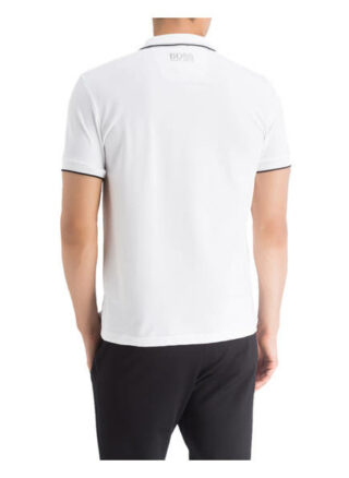 Boss Paddy Pro Pique-Poloshirt Herren, Weiß