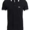 Boss Paddy Pique-Poloshirt Herren, Schwarz