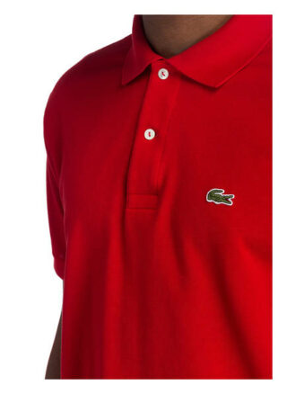 Lacoste Piqué-Poloshirt Herren, Rot
