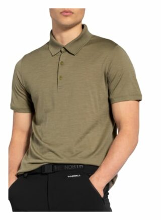 Icebreaker Tech Lite Poloshirt Herren, Beige