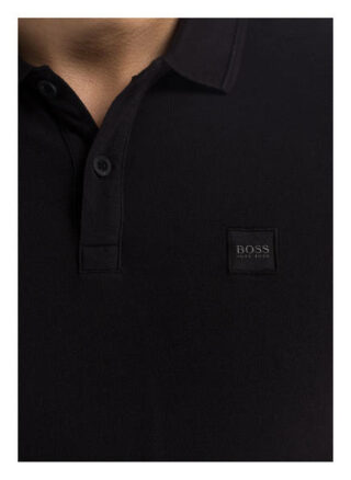 Boss Prime Pique-Poloshirt Herren, Schwarz