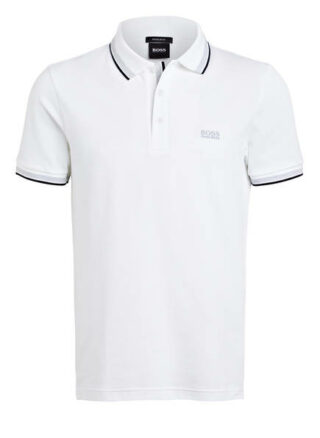 Boss Paddy Pique-Poloshirt Herren, Weiß