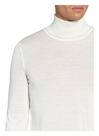 Boss Musso Rollkragenpullover Herren, Weiß