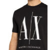 Armani Exchange T-Shirt Herren, Schwarz