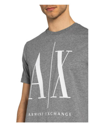 Armani Exchange T-Shirt Herren, Grau