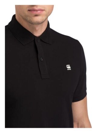 G-Star Raw Dunda Pique-Poloshirt Herren, Schwarz