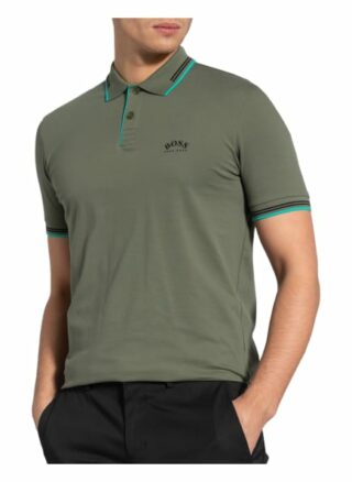Boss Piqué-Poloshirt Herren, Grün