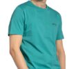 Boss Curved T-Shirt Herren, Blau