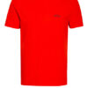 Boss Curved T-Shirt Herren, Rot