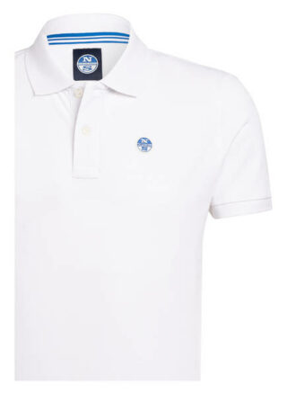 North Sails Pique-Poloshirt Herren, Weiß