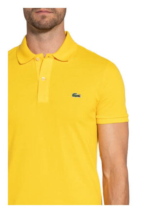 Lacoste Piqué-Poloshirt Herren, Gelb