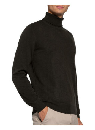 STROKESMAN'S Rollkragenpullover Herren, Grün