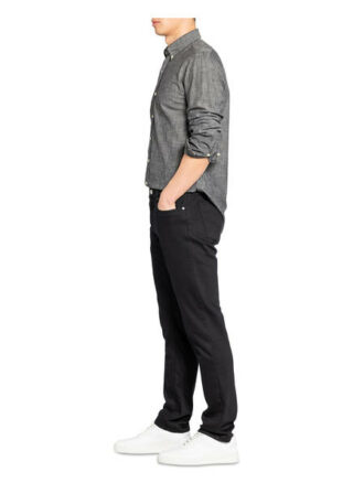 BRAX Cooper Denim Regular Fit Jeans Herren, Schwarz