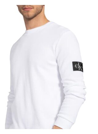 Calvin Klein Jeans Pullover Herren, Weiß