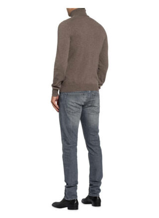 FEDELI Rollkragenpullover Herren, Braun