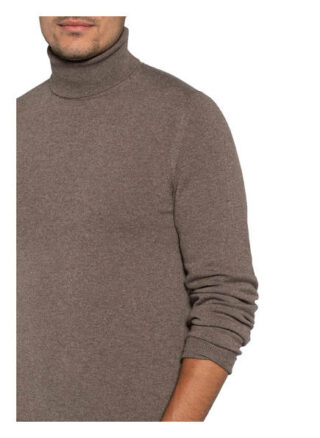 FEDELI Rollkragenpullover Herren, Braun