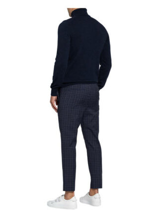 FEDELI Rollkragenpullover Herren, Blau
