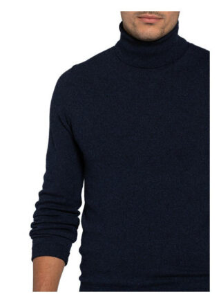 FEDELI Rollkragenpullover Herren, Blau