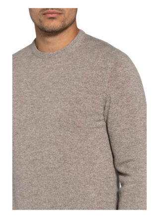 FEDELI Argentina Cashmere-Pullover Herren, Beige