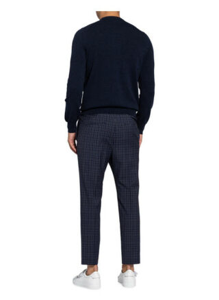 FEDELI Argentina Cashmere-Pullover Herren, Blau