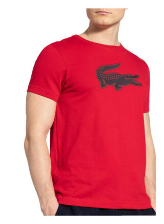Lacoste T-Shirt Herren, Rot