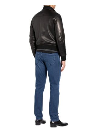 Ermenegildo Zegna Narrow Fit Slim Fit Jeans Herren, Blau