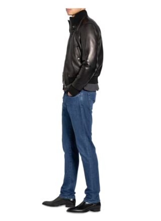 Ermenegildo Zegna Narrow Fit Slim Fit Jeans Herren, Blau