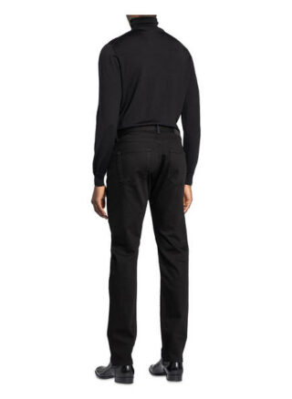 Ermenegildo Zegna Slim Fit Jeans Herren, Schwarz