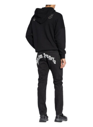 Palm Angels Slim Fit Jeans Herren, Schwarz