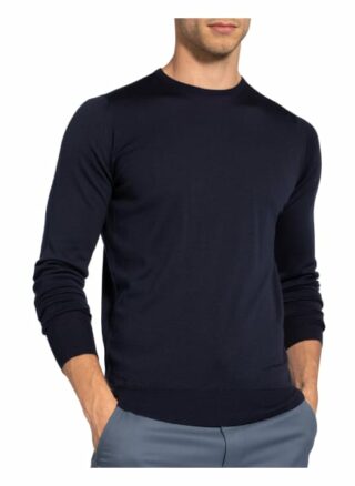 John Smedley Pullover Herren, Blau