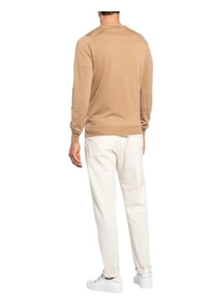 John Smedley Bobby Pullover Herren, Beige